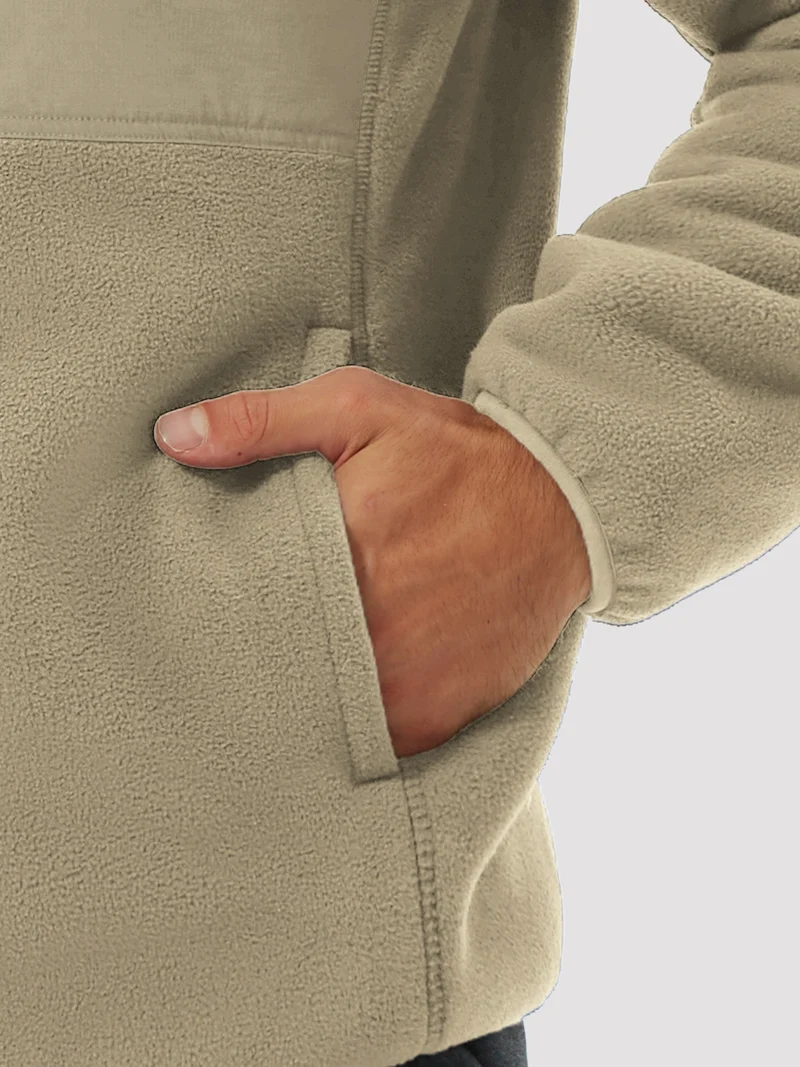 Men's Anti-Pilling Sherpa-Lined Full-Zip Fleece Jacket