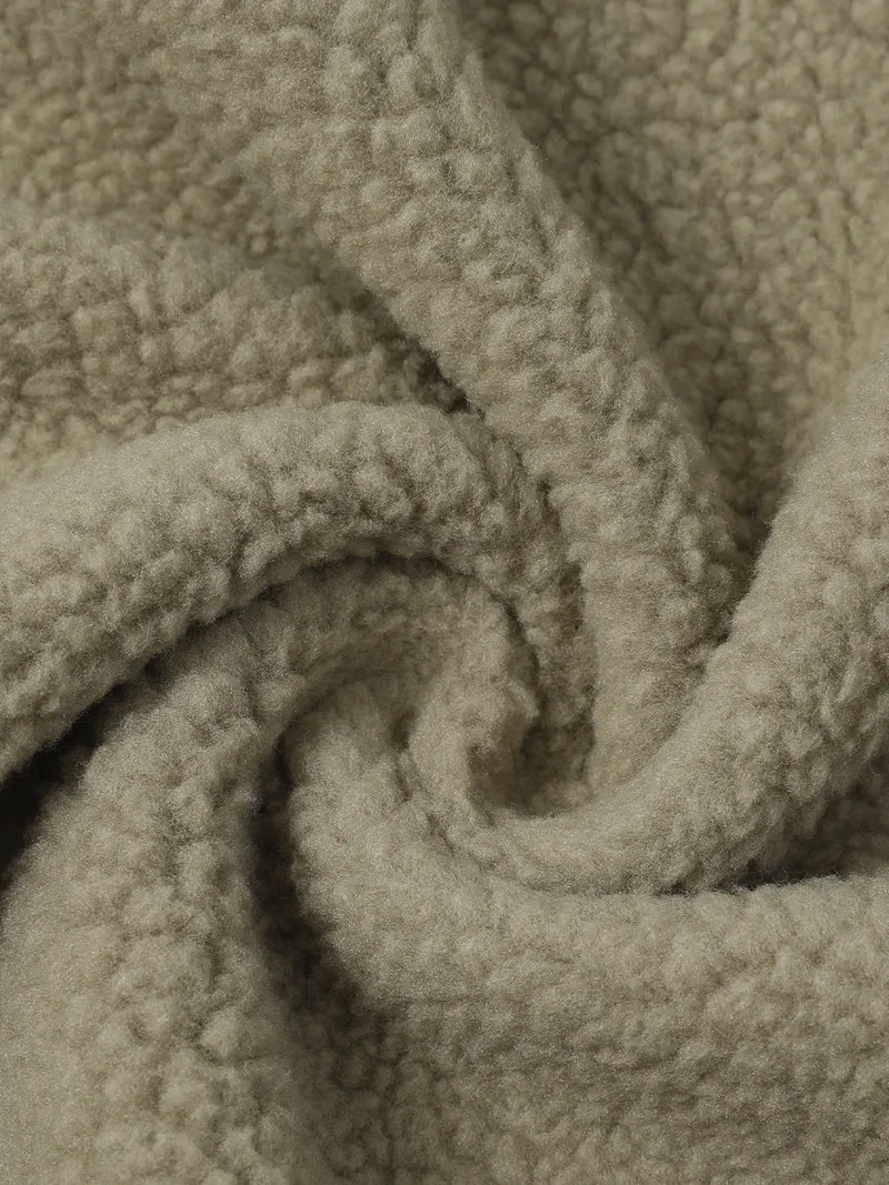 Men's Anti-Pilling Sherpa-Lined Full-Zip Fleece Jacket