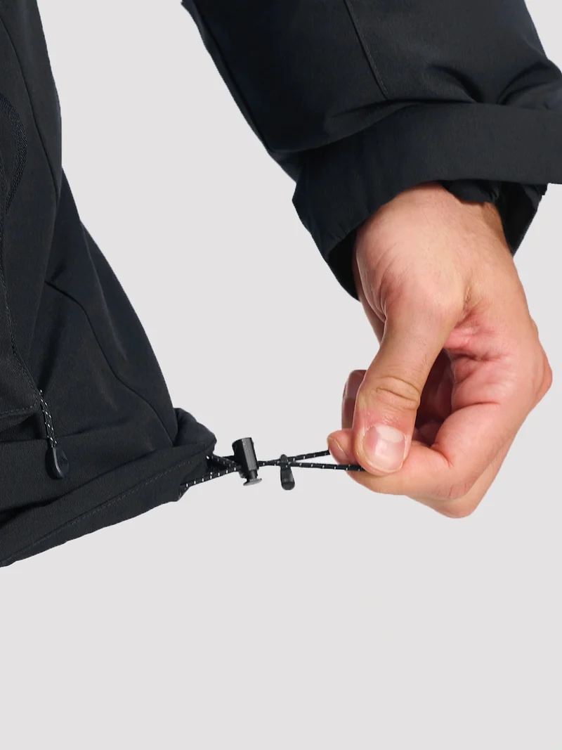Men's 650FP Removable Hood Down Parka with Backpack Straps