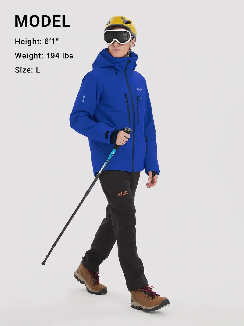 Men's RECCO Waterproof Insulated Ski Jacket