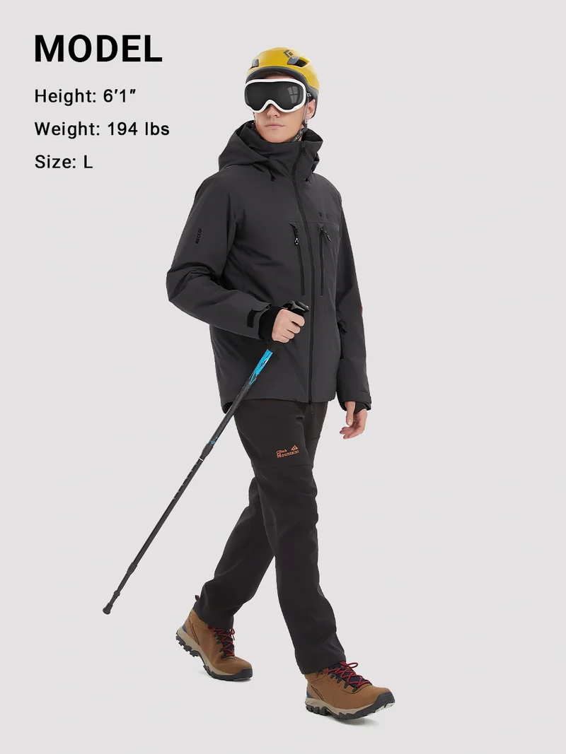 Men's RECCO Waterproof Insulated Ski Jacket