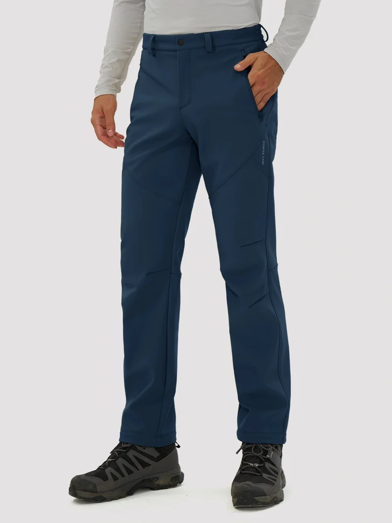 Men's Fleece-Lined Waterproof Softshell Hiking Pants