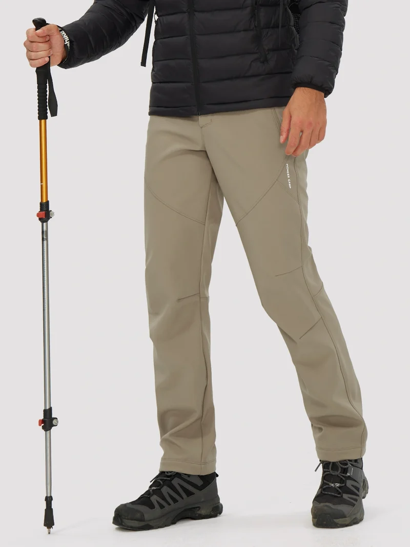 Men's Fleece-Lined Waterproof Softshell Hiking Pants