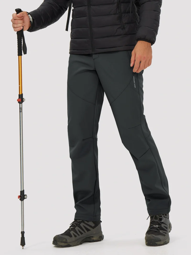 Men's Fleece-Lined Waterproof Softshell Hiking Pants
