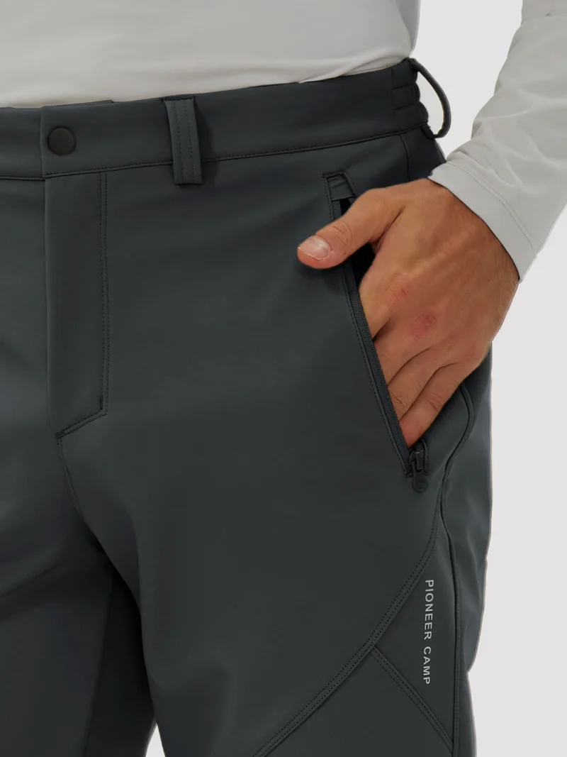 Men's Fleece-Lined Waterproof Softshell Hiking Pants