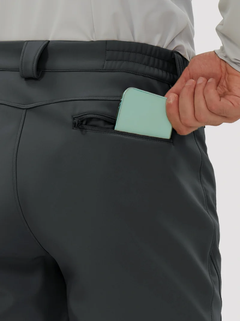 Men's Fleece-Lined Waterproof Softshell Hiking Pants