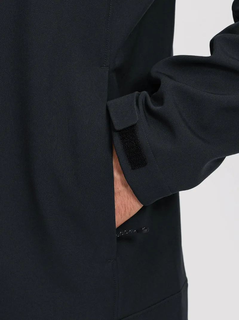 Men's Fleece-Lined Softshell Hooded Jacket