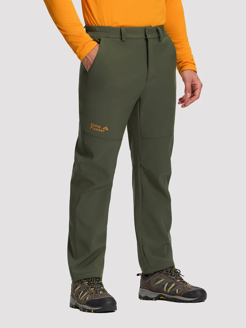 Men's Fleece-Lined Waterproof Softshell Pants