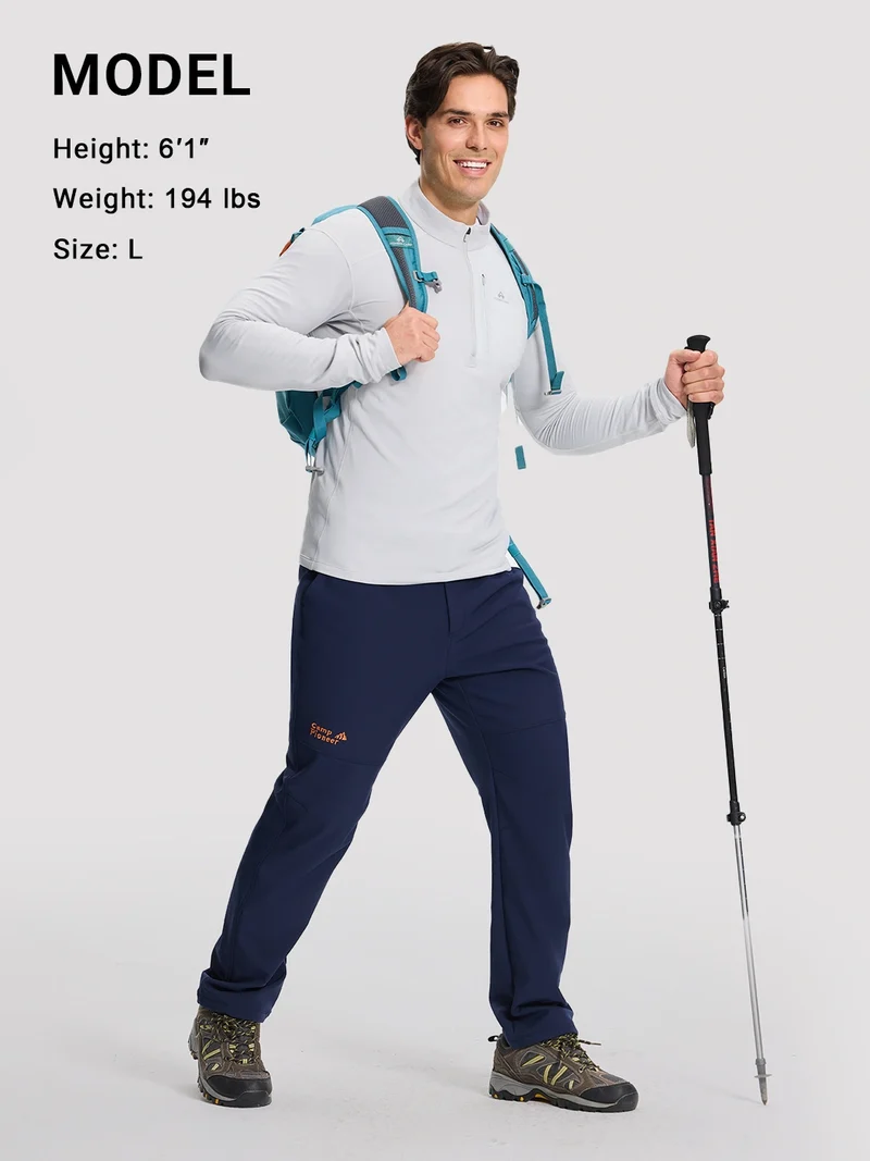 Men's Fleece-Lined Waterproof Softshell Pants