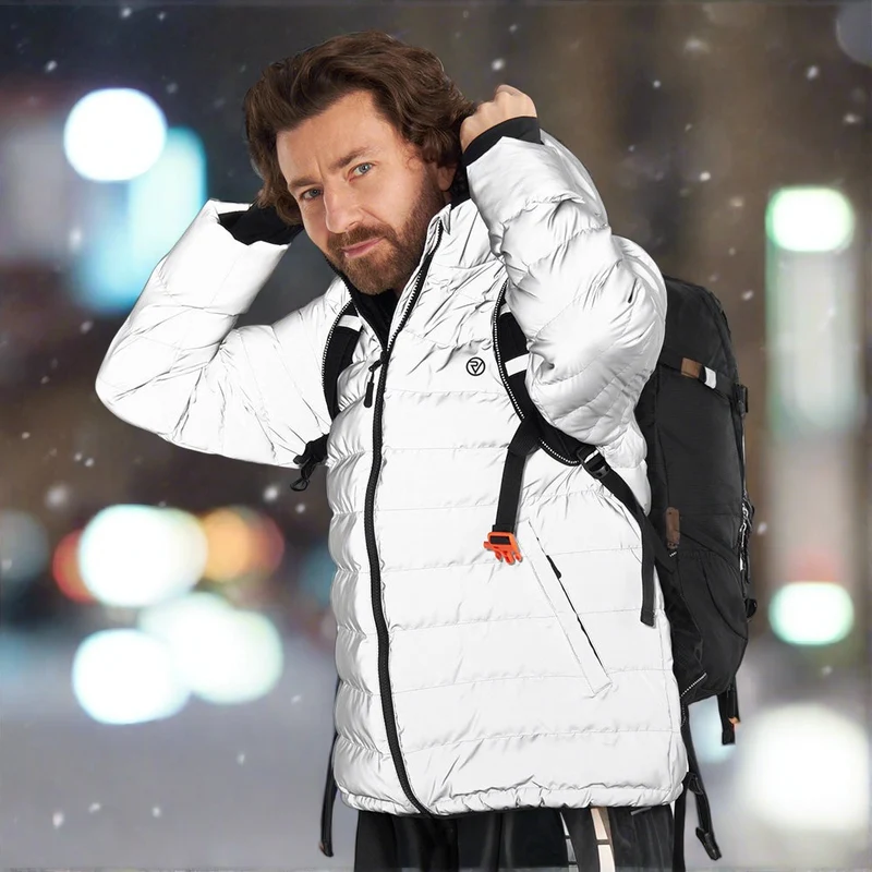 Men's Quilted Synthetic Down Jacket