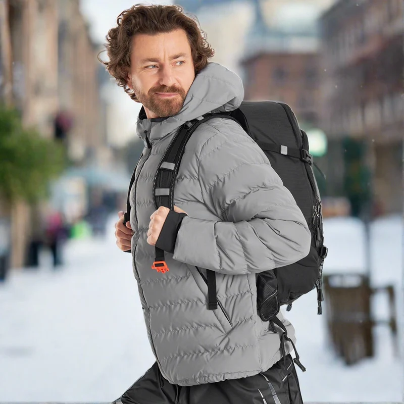 Men's Quilted Synthetic Down Jacket