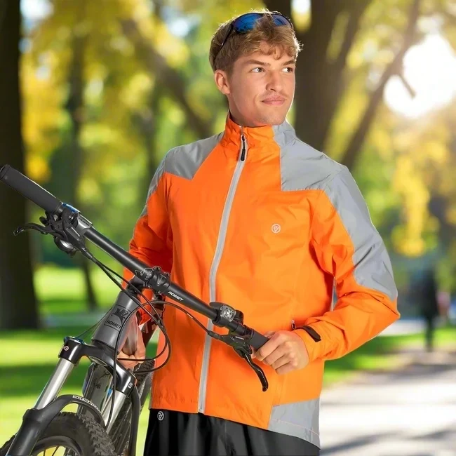 Men's Reflective & Waterproof Cycling Jacket