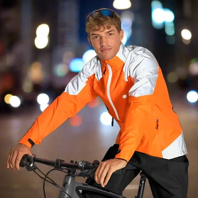Men's Reflective & Waterproof Cycling Jacket