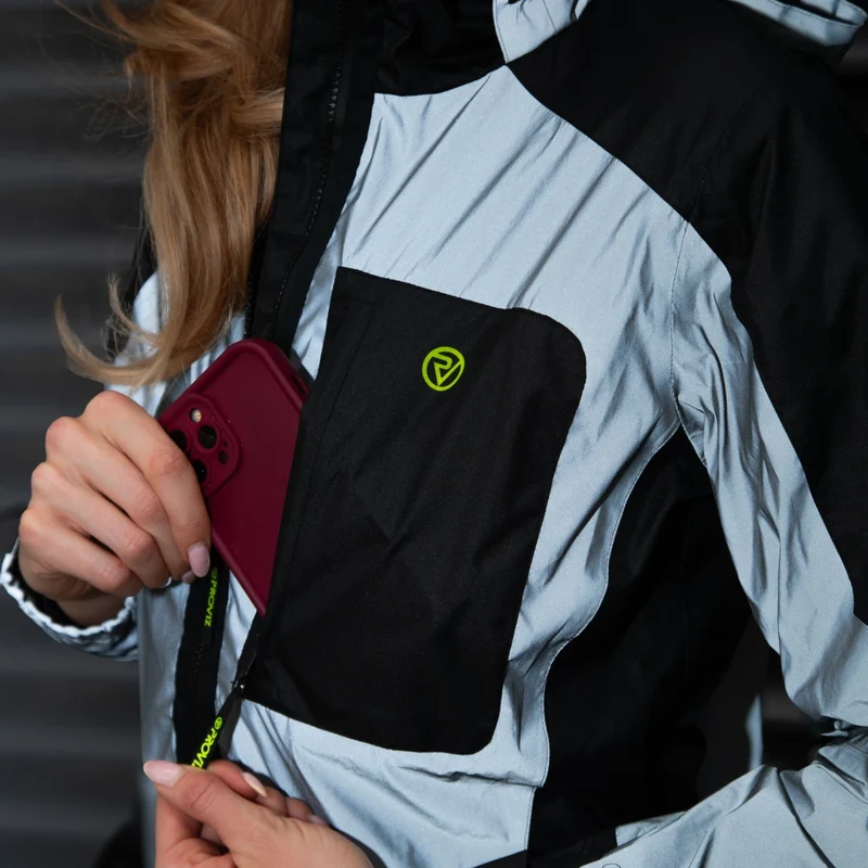Women's Reflective Waterproof Fleece Lined Jacket 2.0