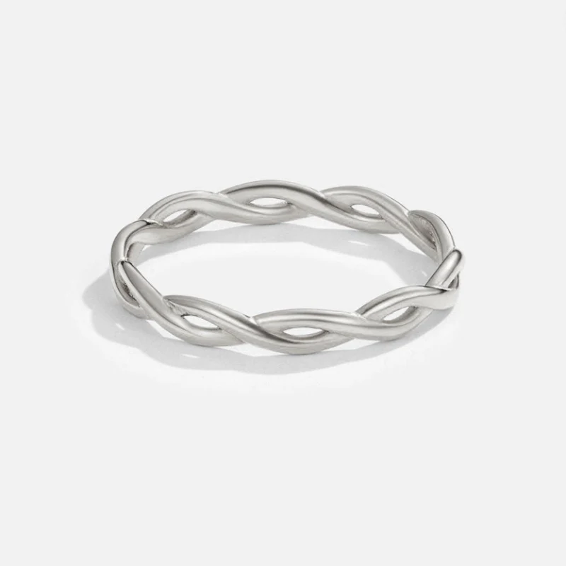 Infinity 18K Silber Dreh-Ring
