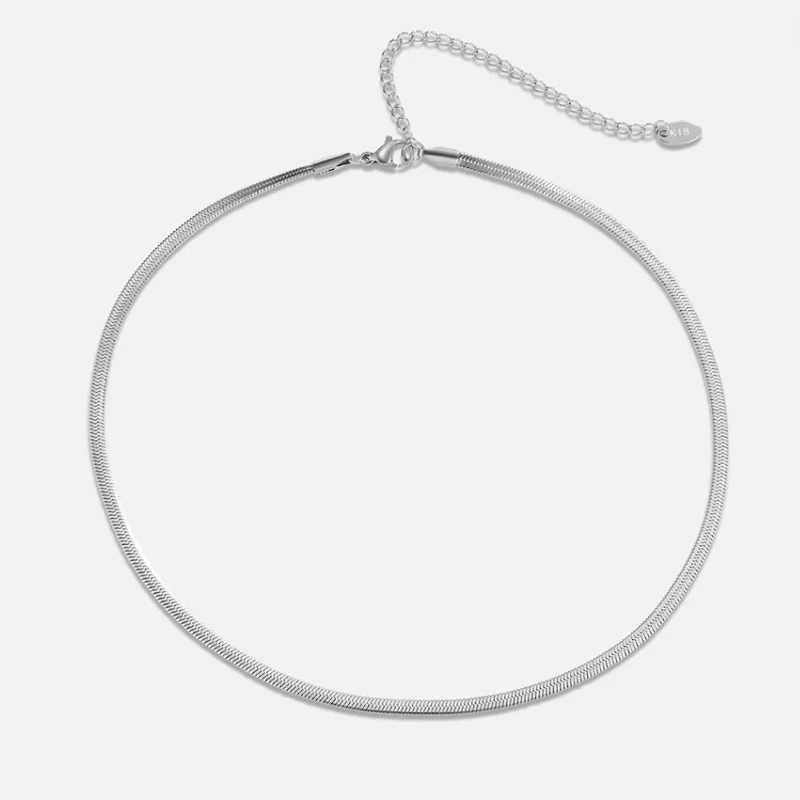 Sarya Schlangenkette Silber Halskette