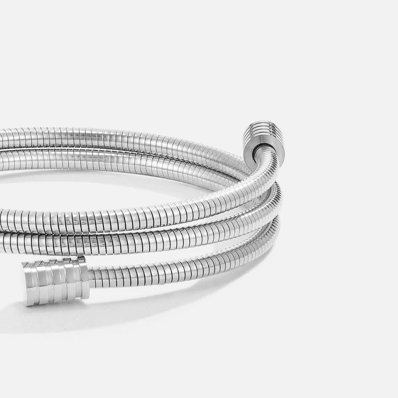 Verdrehtes Silberarmband