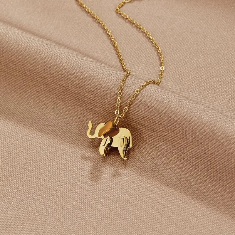 Goldenes Elefanten-Halsband