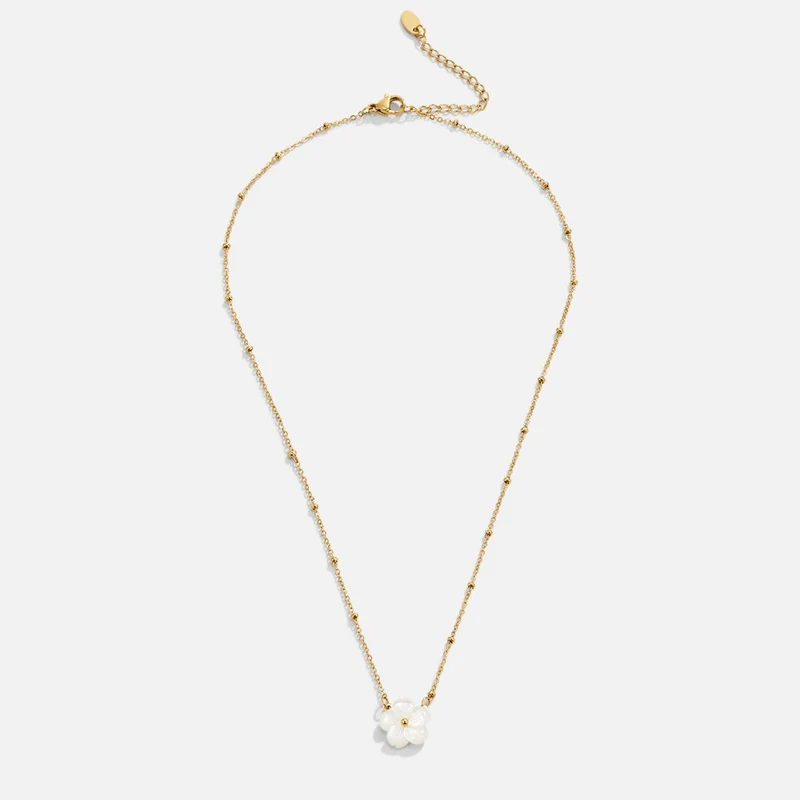 Weißes Blütenblumen-Halsband