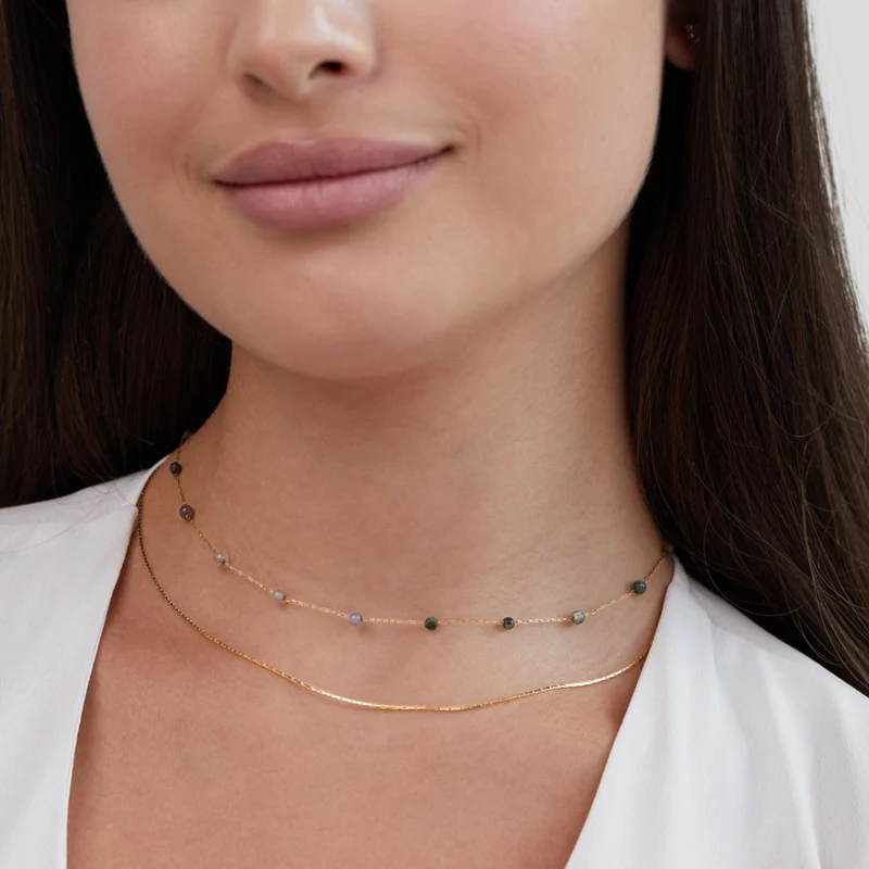 Schichtkette Alana Gold & Stein