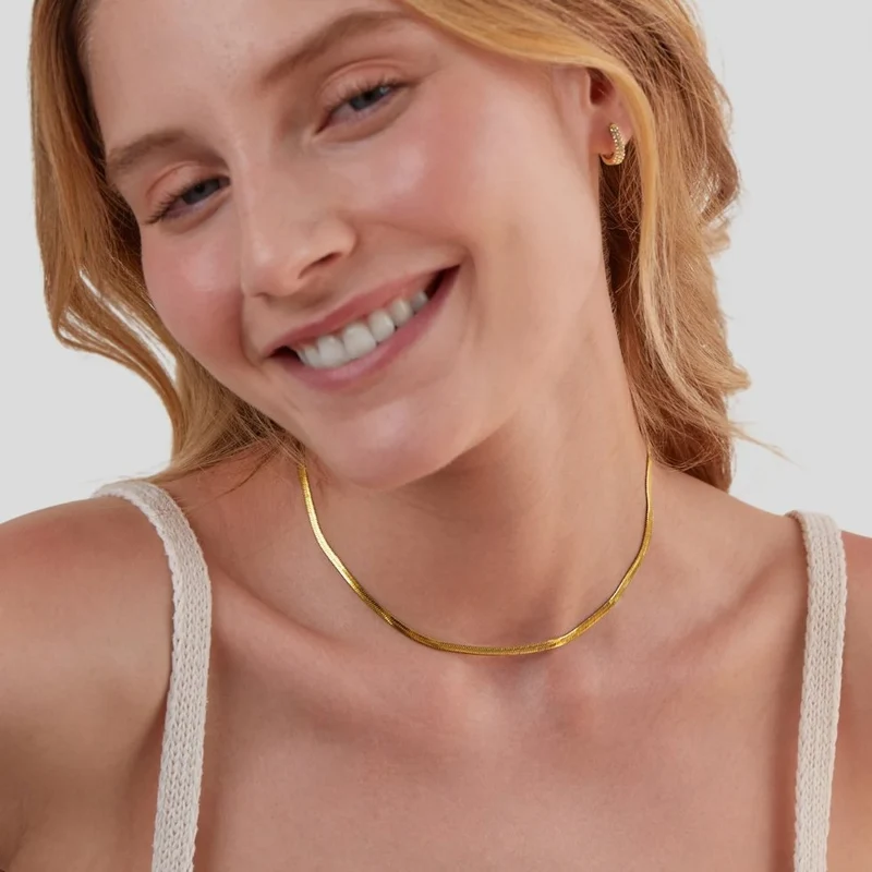 Schlangenkette Gold Halskette