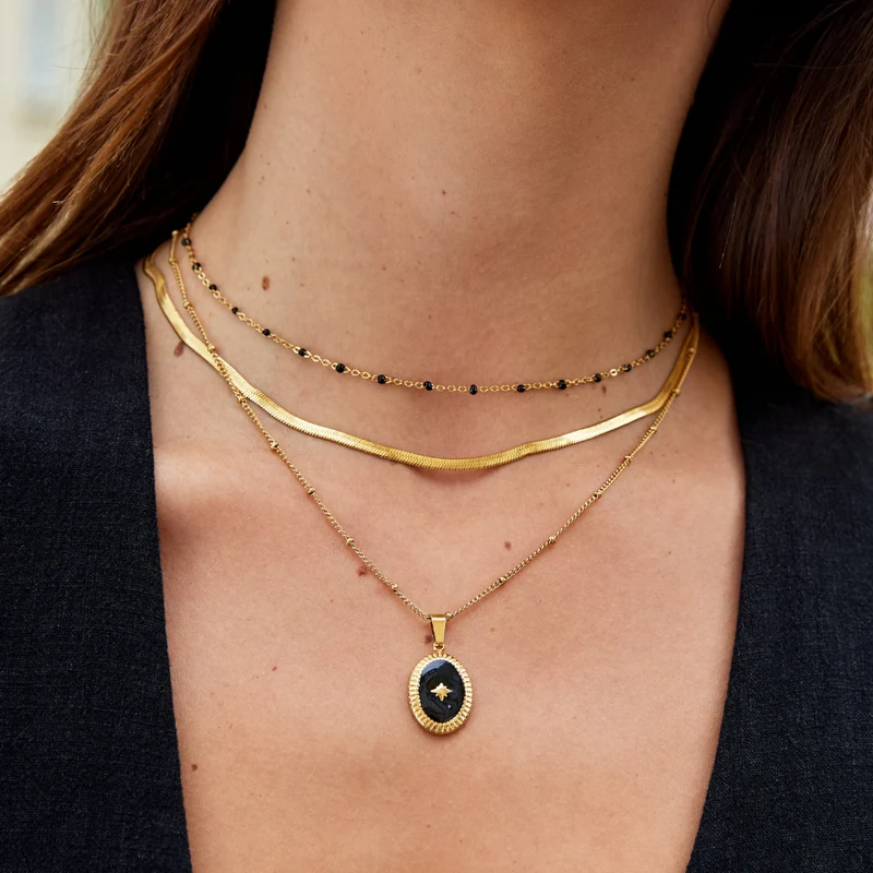 Schlangenkette Gold Halskette
