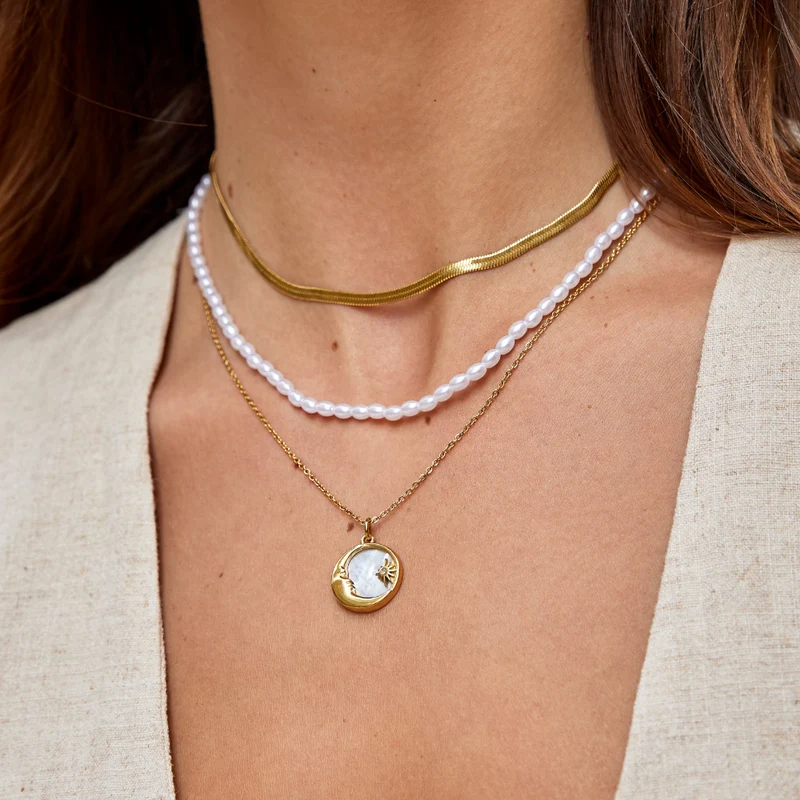 Schlangenkette Gold Halskette