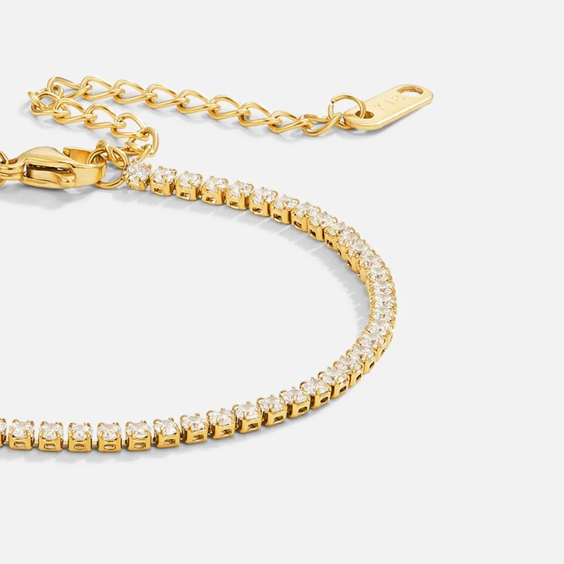 Cordelia Gold Tennisarmband