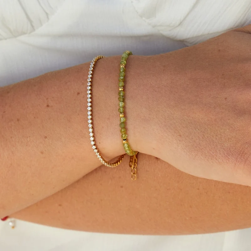 Cordelia Gold Tennisarmband