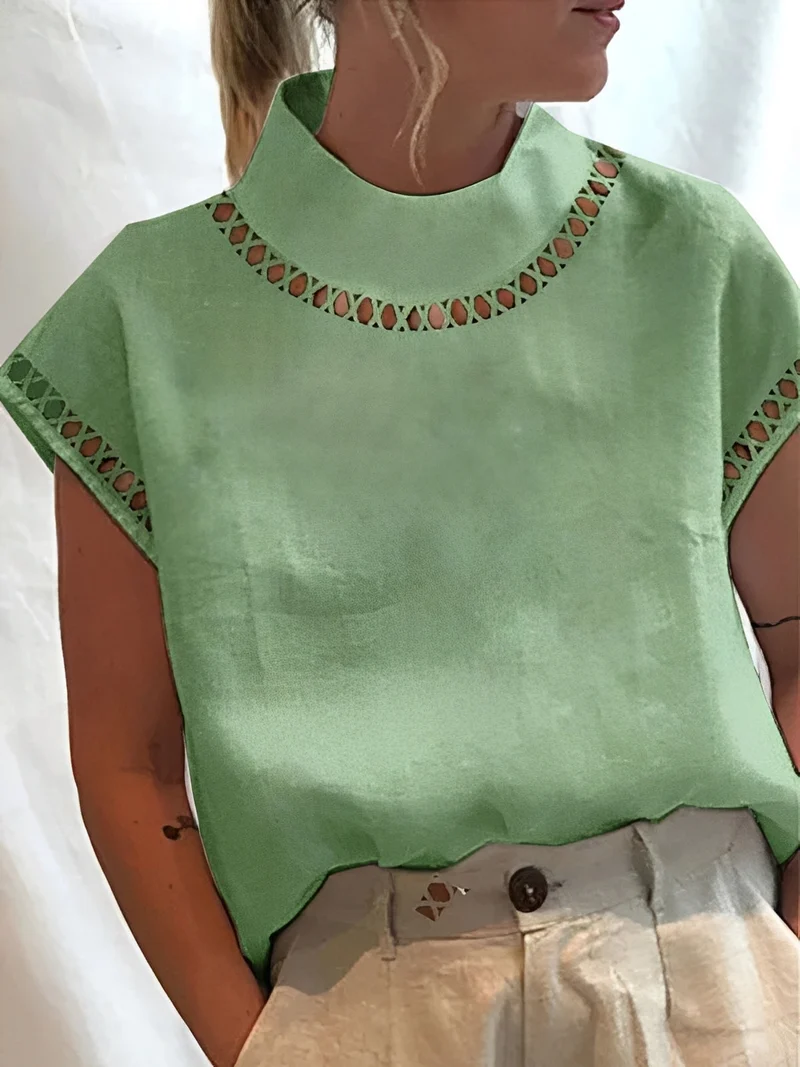 Nannie - Stilvolles Damen-Top mit Ausschnitt