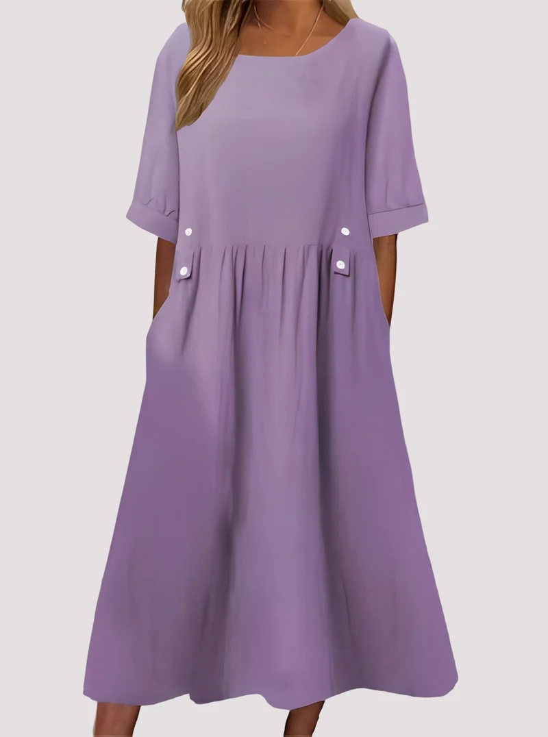 Julie - Damen Freizeitkleid mit Taschen