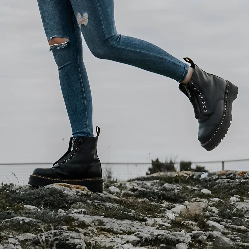Payton - Bequeme Damenstiefel mit breitem Absatz