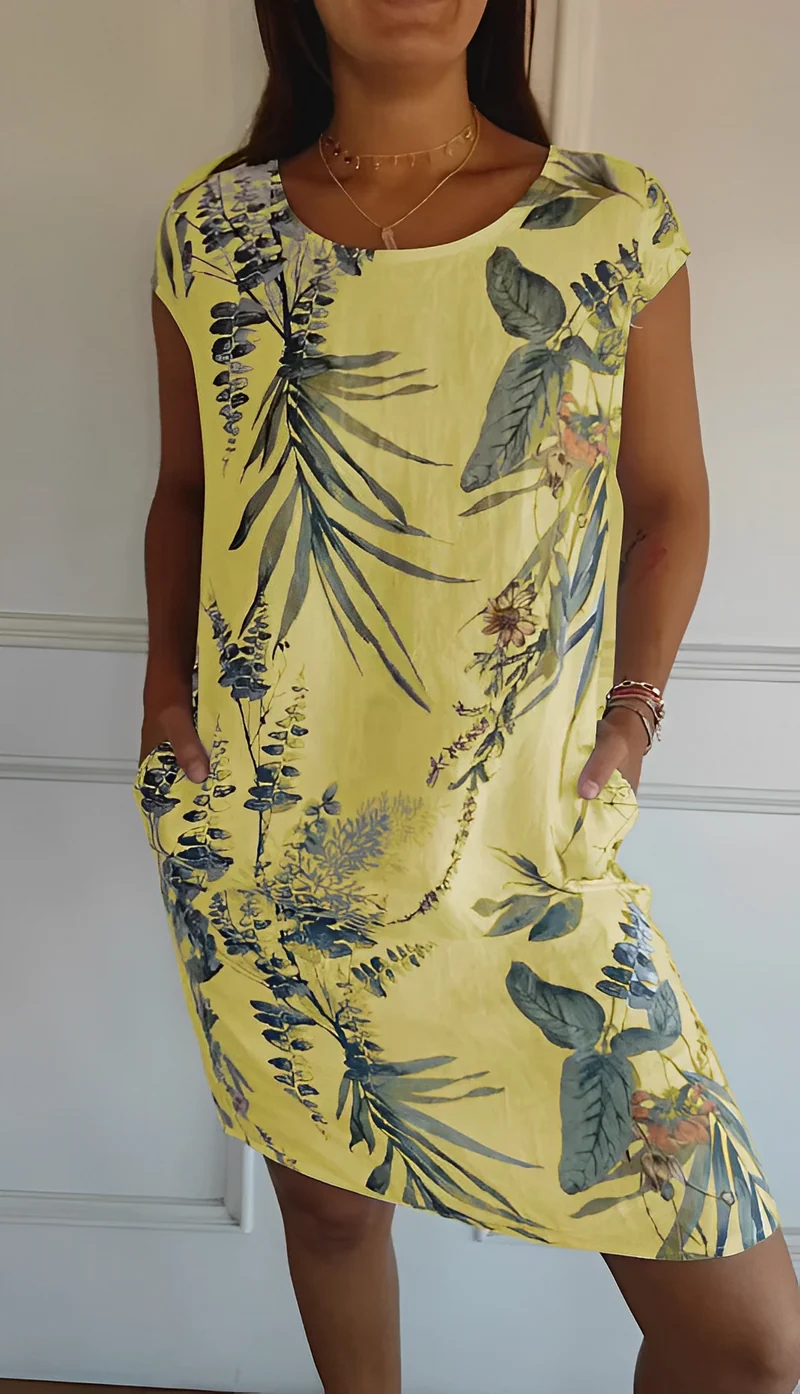 Tatiana - Leichtes Sommerkleid mit Print für Damen