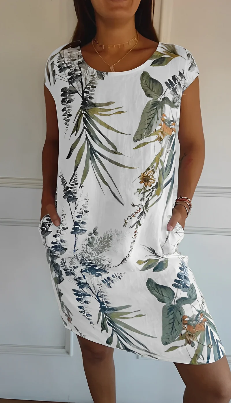 Tatiana - Leichtes Sommerkleid mit Print für Damen