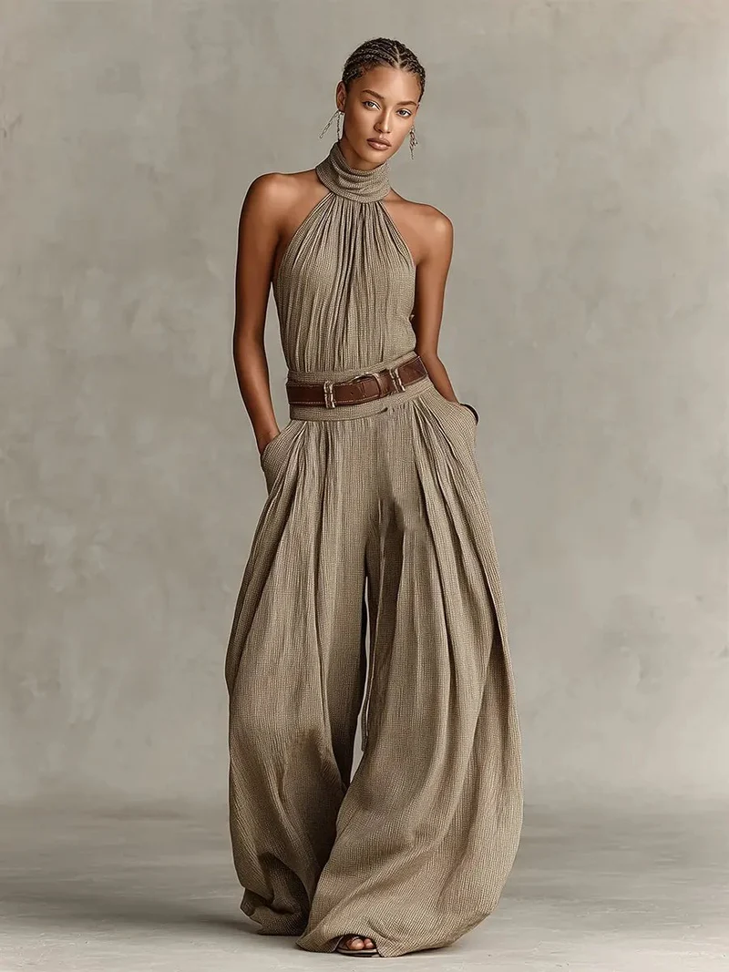 Antonia | Damen Weites Boho Kleid für Herbst