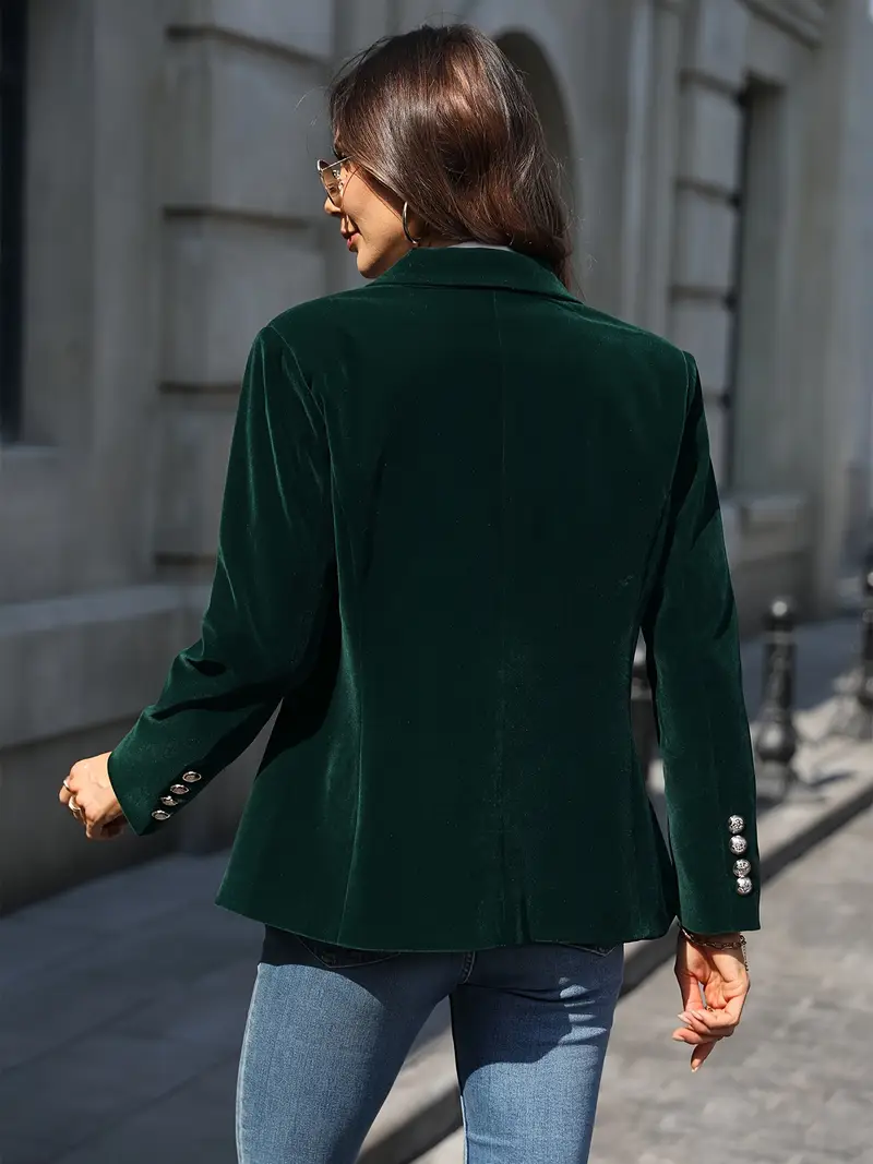 Amelie | Elegante kurze Damen-Jacke im feinen Samt