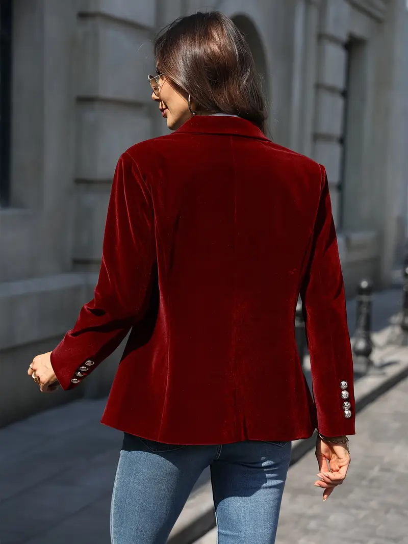 Amelie | Elegante kurze Damen-Jacke im feinen Samt