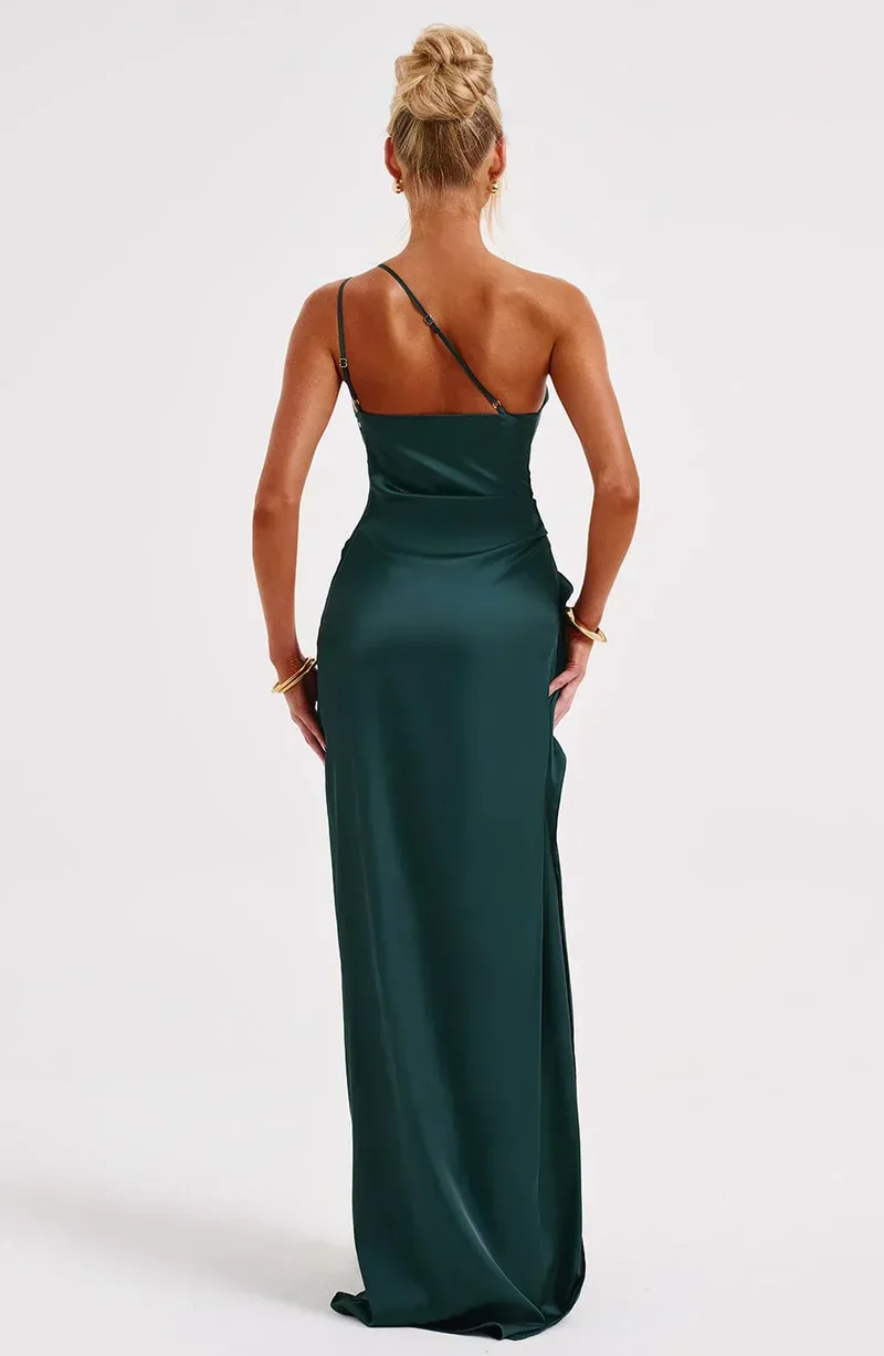Helena | Damen Asymmetrisches Maxikleid für festliche Anlässe