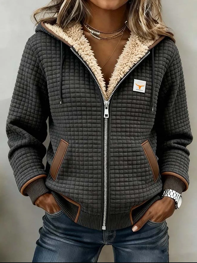 Carla | Damen Polar-Fleece Jacke für den Herbst