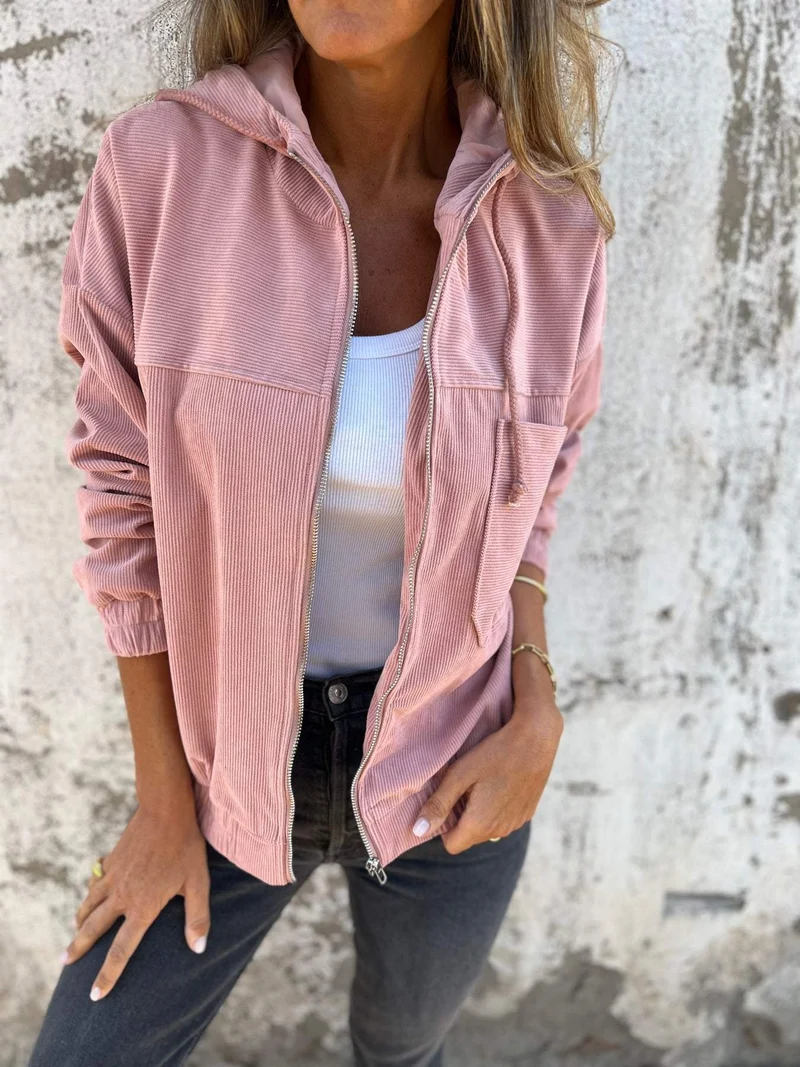 Mia | Damen Casual-Jacke aus Baumwolle für Herbst