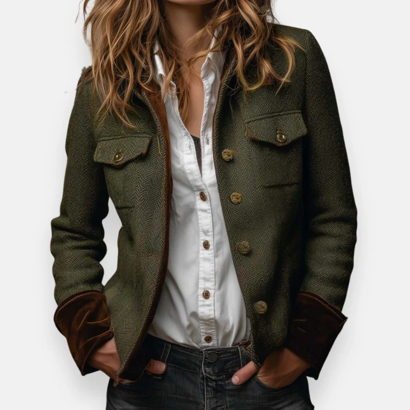 Emilia | Damen Übergangsjacke im Utility-Stil