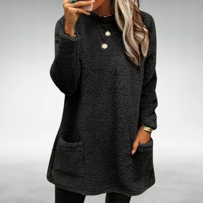 Luisa | Damen Gemütlicher Longline-Pullover im Herbst