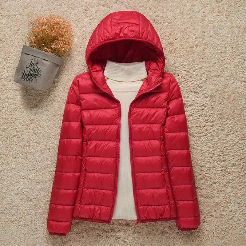 Luisa | Damen Ultraleichte Daunenjacke für Herbst