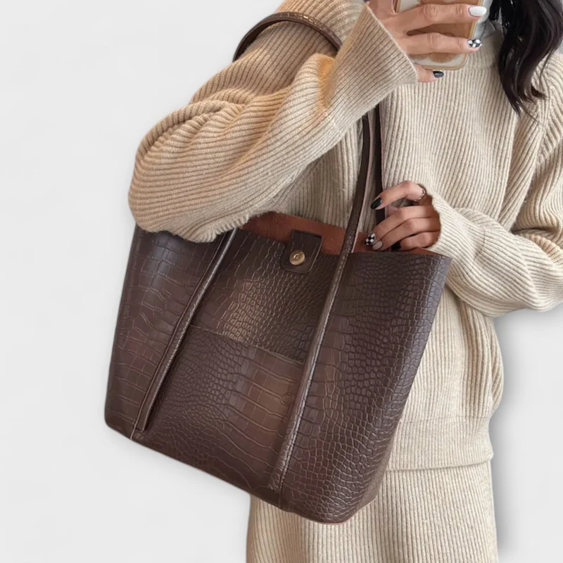 Serelina – Elegante Schultertasche mit Struktur