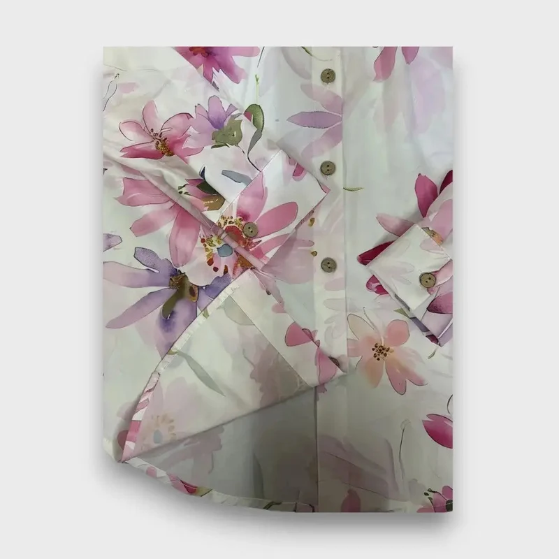 Emiliana – Fließende Bluse mit Aquarellblüten