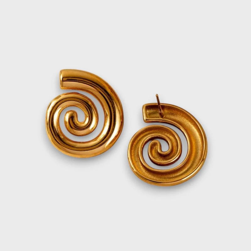 Jay – Spiral-Ohrringe mit moderner Leichtigkeit