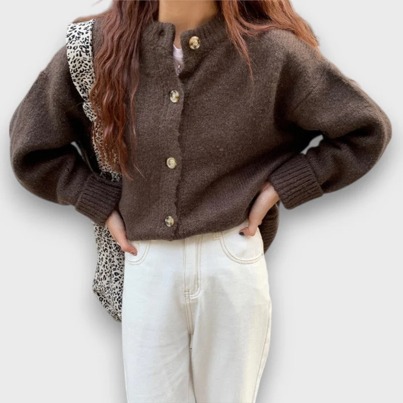 Celore – Warmer Cardigan in Mokka