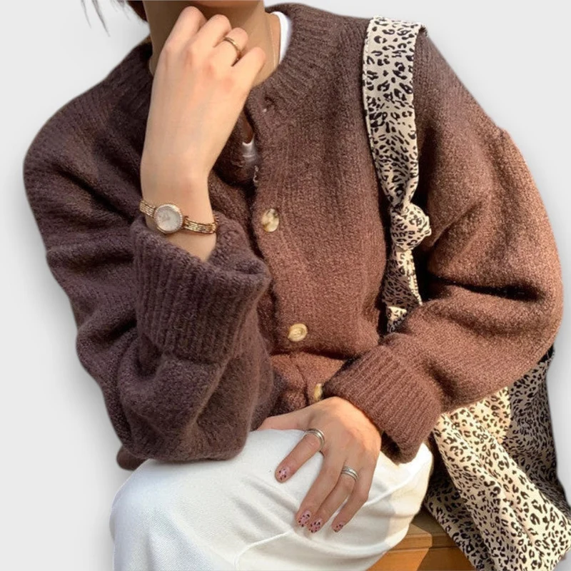 Celore – Warmer Cardigan in Mokka
