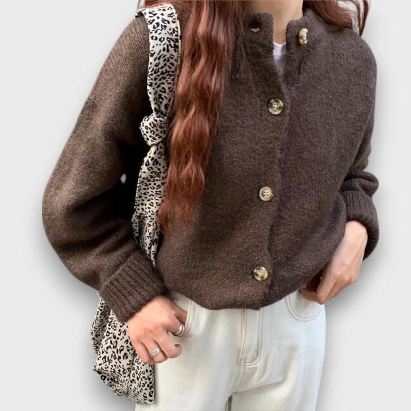 Celore – Warmer Cardigan in Mokka