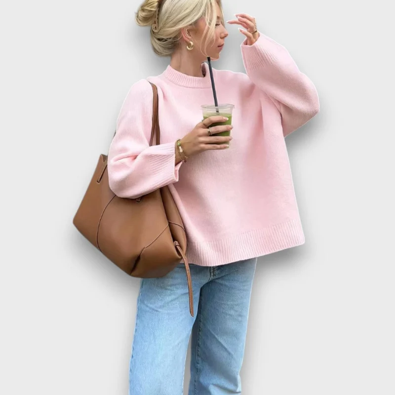 Nova – Oversize-Strickpullover mit Soft-Touch